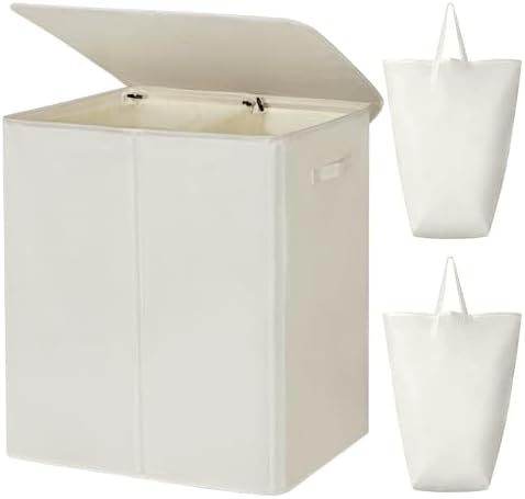 WOWLIVE 180L Double Laundry Hamper 2 Section by WOWLIVE
