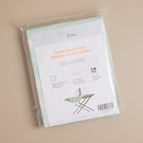 Love Sew Wool Reversible Fitted Ironing Board Cover - 2 in 1 - One Side Wool - Image 5