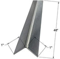 Brushed 304 Stainless Steel Corner Guards, 48" Wall Protectors, 20ga & 16ga, Available in 1/2" to 4", Multi-Pack Options (1, 2, 5, or 10) (2, 1 x 1, 16ga, No Hug Edges)