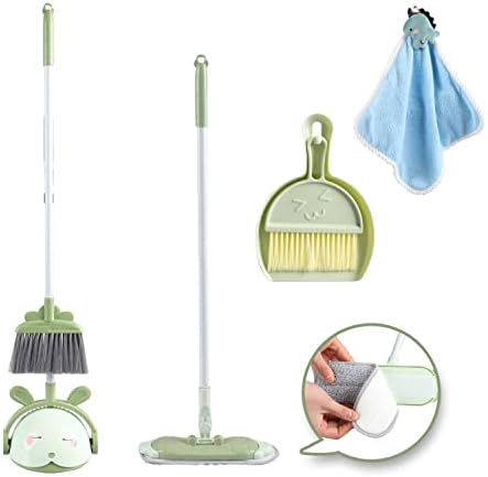 Midoneat Kids Cleaning Toy Set, Mini Child Broom, Mop and Dustpan, Little by Midoneat