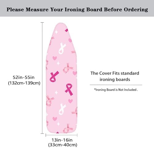 Pink Ribbon Ironing Board Cover - Image 5