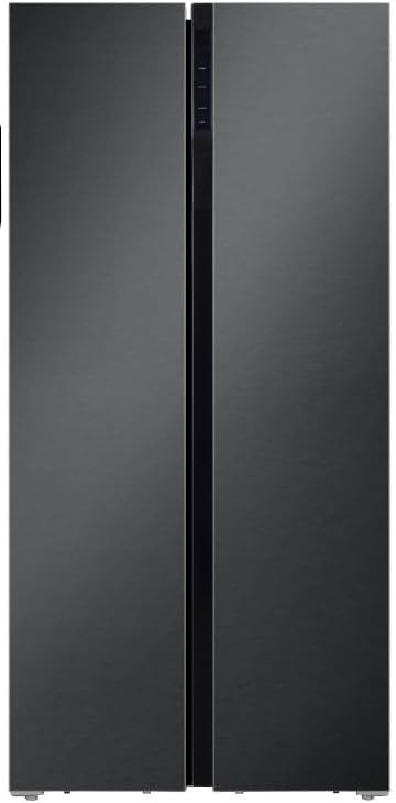 Hamilton Beach HBF2064 20.6 cu ft Counter Depth Full Size Refrigerator, Side Doors, Gunmetal