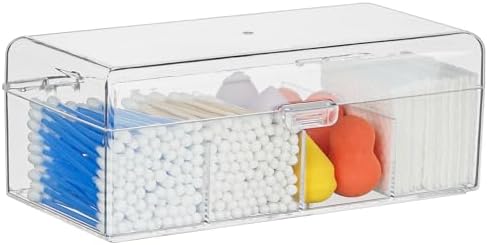 Qtip Holder Dispenser with Lid by Unknown