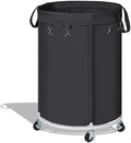 150L Large Capacity Rolling Laundry Basket Hamper by Nyamofly