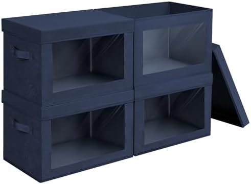 Homsorout Organizing Bins with Lid by Homsorout