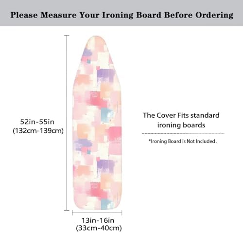 Minimalist Abstract Graffiti Ironing Board Cover, Modern Art Steam Iron Covers - Image 5