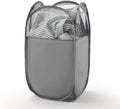 TECHMILLY Pop Up Foldable Laundry Basket, Mesh Laundry Hamper by TECHMILLY