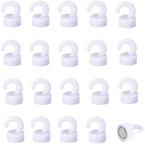 Magnetic Hooks Small But Strong, 50 Pack 8Lbs Holding Capacity by JINGZHAN