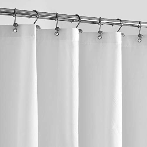 ALYVIA SPRING Waterproof Fabric Shower Curtain or Liner White by ALYVIASPRING