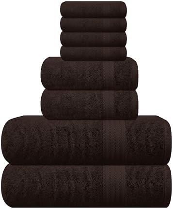 GLAMBURG Ultra Soft 8-Piece Towel Set by GLAMBURG