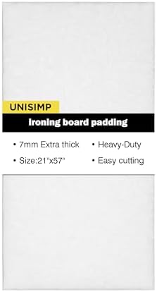 Unisimp Ironing Board Padding Only, Heavy Duty Standard Ironing Board Pad by UniSimp