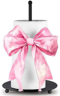 MorningRo Pink Bow Paper Towel Holder Pink Countertop Kitchen Decor and by MorningRo