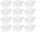 IRIS USA 12-Pack 15 Qt Storage Bins by IRISUSA