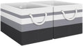 Fab totes Storage Bins 2-Pack, Foldable Storage Baskets by Fabtotes