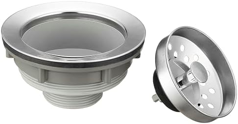 Pacific Bay Sink Strainer, Stainless Steel, 3.5 Inch Drain by PacificBay