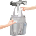 famichan Portable Mesh Shower Caddy Bag, Bathroom Shower Organizer Tote by famichan