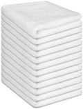 100% Cotton Washcloths Set, 12x12 Inch by INFICRIME