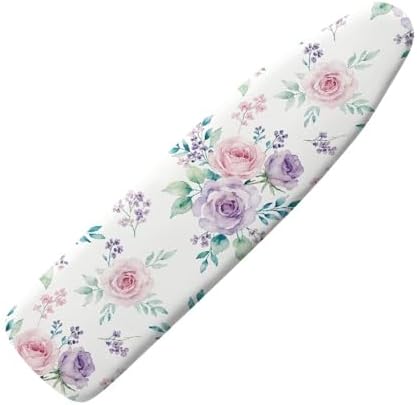 Rose Ironing Board Cover, Fits Most Standard Boards, Dustproof Ironing Accessory by Tomeusey