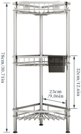 Consumest Corner Shower Caddy Stand - Image 6