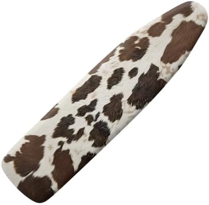 Brown Cow Spot Ironing Board Cover Ironing Board Protector Extra Wide by KUIFORTI