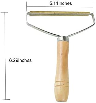 Carpet Pet Hair Remover, Portable Wooden Handle Lint Roller, Carpet Brush - Image 3