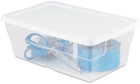 Sterilite Storage Box 13.5" X 8.3" X 4.8", 6 Qt. Clear - Image 3