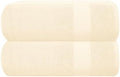 GLAMBURG Premium Cotton Oversized 2 Pack Bath Sheet 35x70-100% Pure Cotton by GLAMBURG