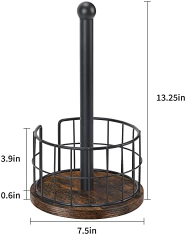 YINMIT Paper Towel Holder Countertop, Farmhouse Paper Towel Holder - Image 5