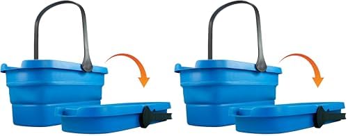 Unger Professional 3-Gallon Collapsible Bucket, Portable Household Cleaning by Unger