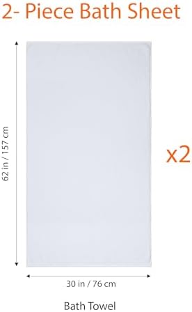 Amazon Basics 2-Piece Quick-Dry Oversize Bath Towel, 100% Cotton - Image 5