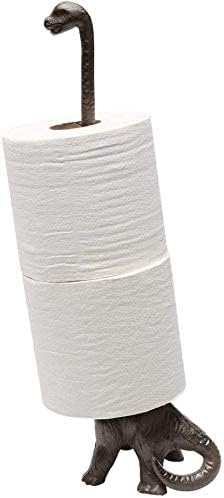 WallCharmers Rustic Paper Towel Holder, Metal Toilet or Kitchen Paper Holder by WallCharmers