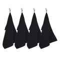 watchget Microfiber Cleaning Cloth, Barista Micro Towels 4 Pack Black by watchget