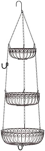 Simple Houseware 3-Tier Fruit Hanging Basket - Image 7