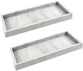 Spacewiser Countertop & Vanity Silicone Tray – 2 PC Small 7.7" Soap Tray by Spacewiser