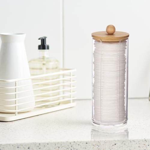 Tecbeauty Cotton Pads Holder Makeup Removers Bathroom Organizer Storage Cotton - Image 7