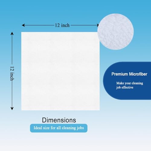 Microfiber Ultra Absorbent 400 GSM Microfiber Cleaning Cloths, Lint Free - Image 6