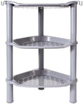 3 Tier Shower Caddy Corner, Plastic Shower Shelf Organizer by SLZBCY