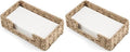 Napkin Holder for Bathroom, Woven Wicker Seagrass Guest Towel Holder Tray by Unknown