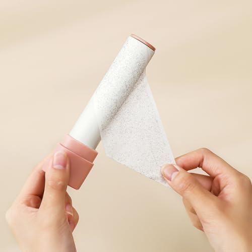 Compact Lint Roller with Cover and Refills Travel Size Pet Hair Remover - Image 4