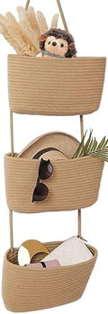 AARAINBOW Wall Hanging Cotton Baskets by AARAINBOW