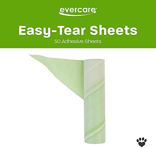 Evercare 10-Inch Mega All-Purpose Pet Hair Lint Roller Refill, 50 Sheets – - Image 3