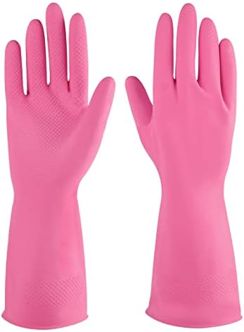 Rubber cleaning gloves 3 or 6 Pairs by IUCGE