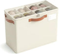 Varhomax Shoe Organizer Box for Closet, Foldable Storage Basket by Varhomax