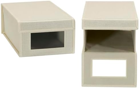 Household Essentials Small Drop Front Shoe Box by HouseholdEssentials