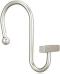 Nickel Shower Curtain Hooks, Rust Proof Shower Curtain Rings by CHICTIE