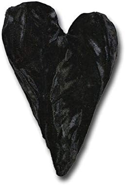4" Handmade Velvet Essence Heart Sachet Pillow – Flaxseed Fill, Lavender Scented by CandiAndi