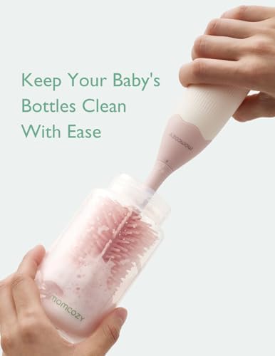 Momcozy Baby Bottle Brush Kit, Push-Press Foam Design - Image 6