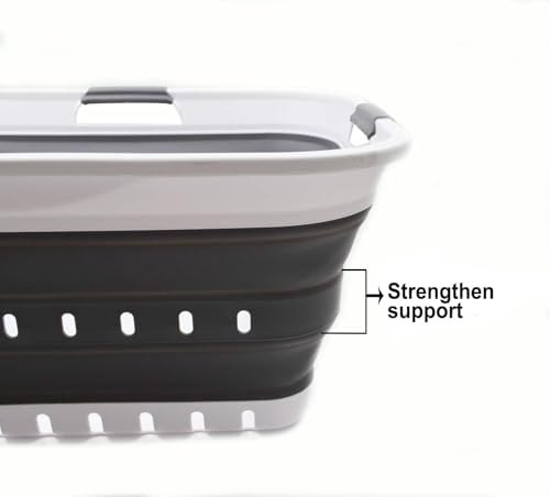 SAMMART 42L Collapsible Plastic Laundry Basket - Image 5