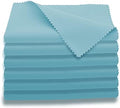 AAwipes Guitar Cloths Microfiber Blue 6pcs 12"x12" Plush Polishing Cloths by AAWipes