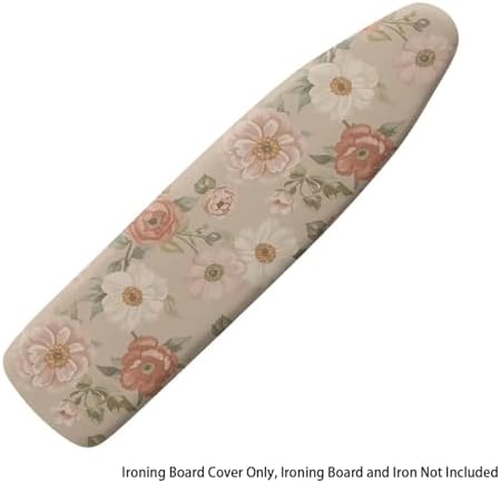 Floral Print Ironing Board Cover, Stretch Scorch Resistant Padding Elastic Edge - Image 5